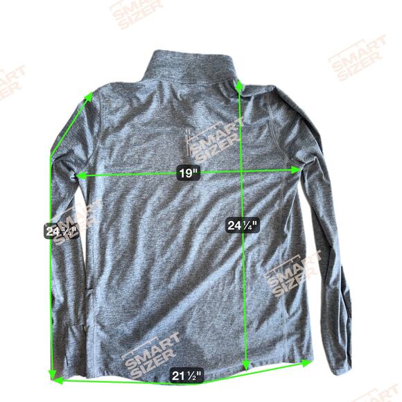 3 for $9 Nike Dry Fit Running S with thumbholes and 3/4 zip - Picture 2 of 7